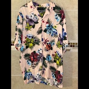 Men’s Hawaiian Button Down Shirt